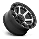 XD862 Raid Satin Black Machine 20"/6x139.7 - Lốp Xe Hải Triều - góc nhìn 4