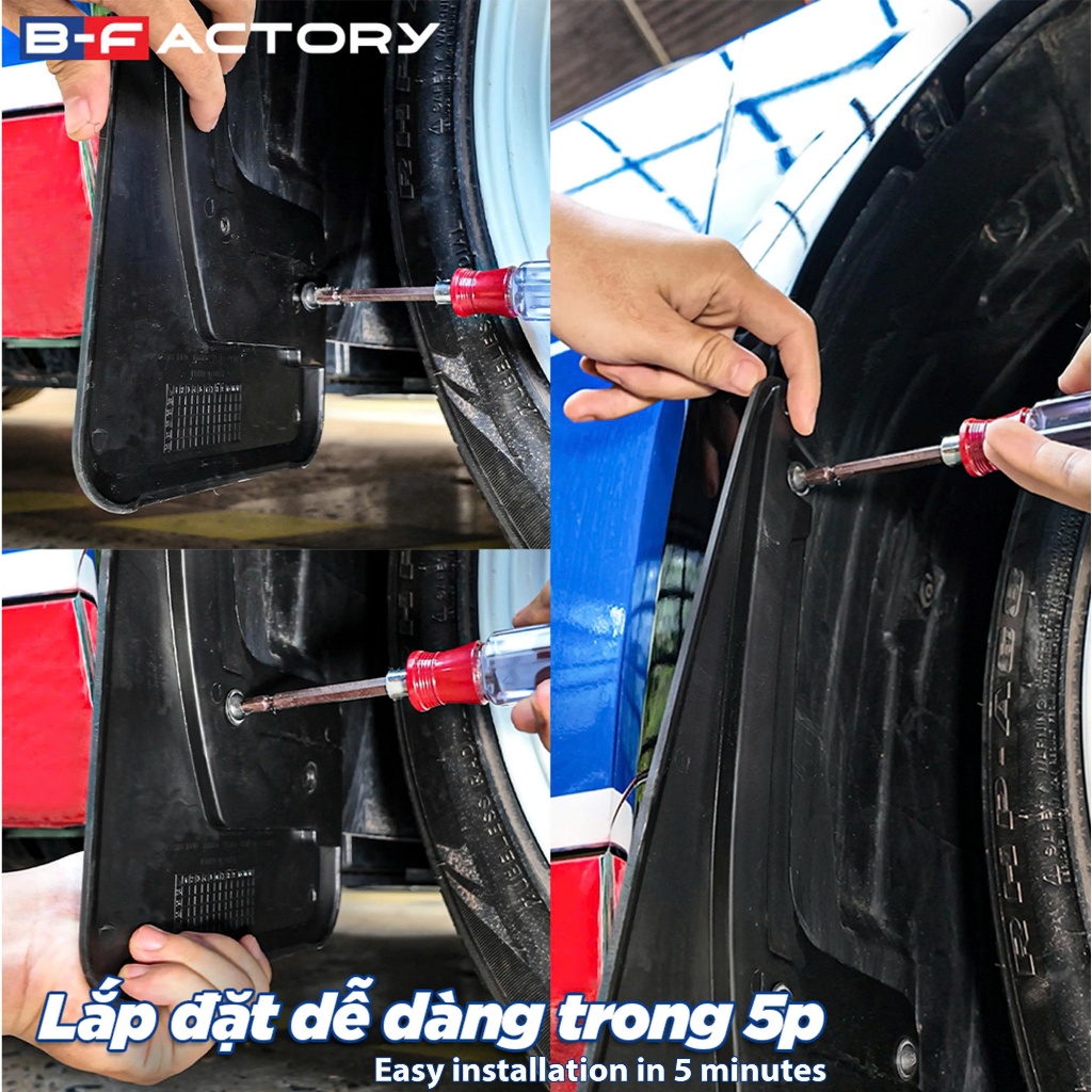 Chắn bùn VF3 B-Factory - Phụ kiện Vinfast VF3 chính hãng - góc nhìn 2