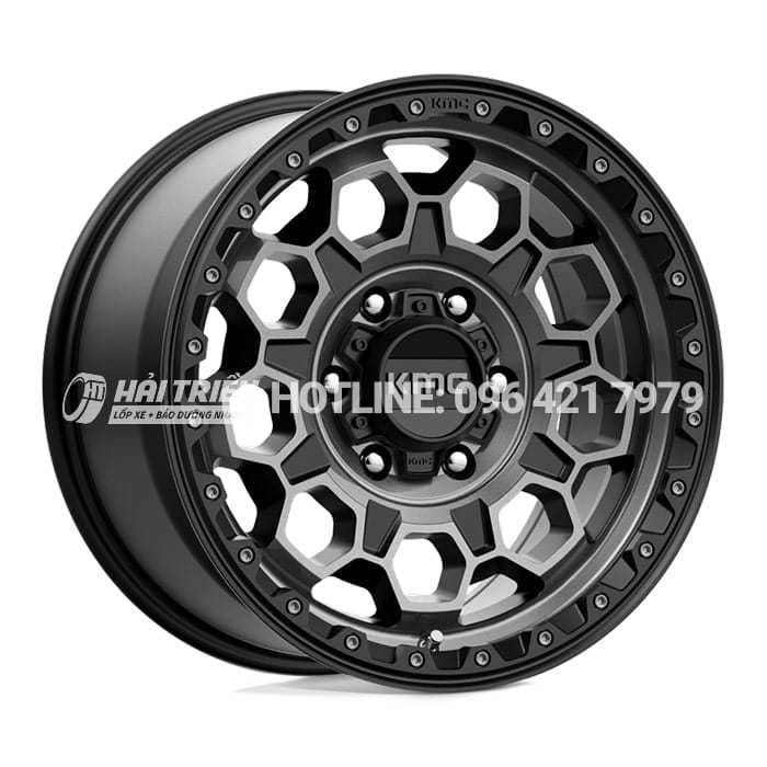 Mâm KMC KM545 TREK 17x9 - góc nhìn 2