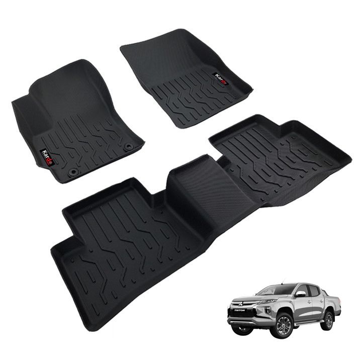 Thảm Lót Sàn Ô Tô Kardo Mitsubishi Triton 2020 - Nay - Đồ chơi xe hơi, phụ kiện ô tô, trang trí xe hơi
