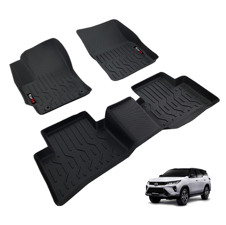 Thảm Lót Sàn Ô Tô Kardo Toyota Fortuner 2017 - Nay - Đồ chơi xe hơi, phụ kiện ô tô, trang trí xe hơi