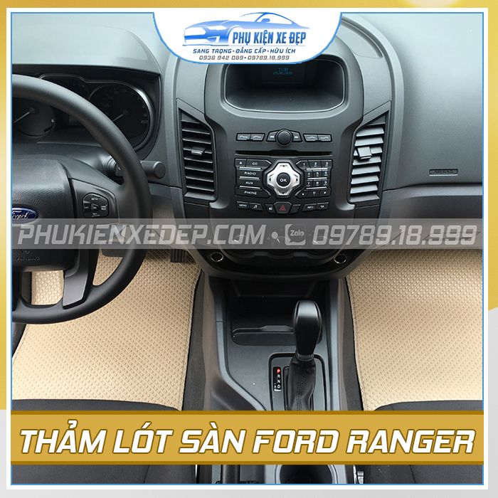 Thảm lót sàn ô tô Kata Ford Ranger - góc nhìn 4