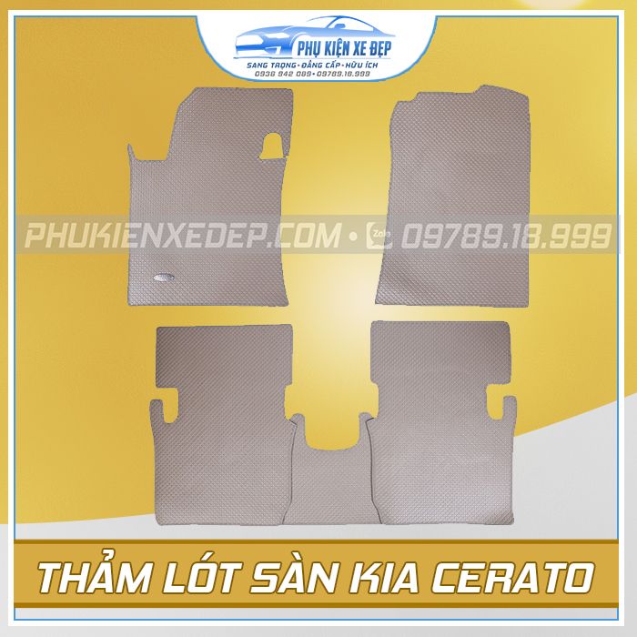 Thảm lót sàn ô tô Kata KIA Cerato - hình ảnh sản phẩm