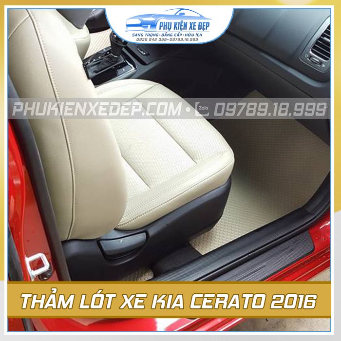 Thảm lót sàn ô tô Kata KIA Cerato - góc nhìn 2