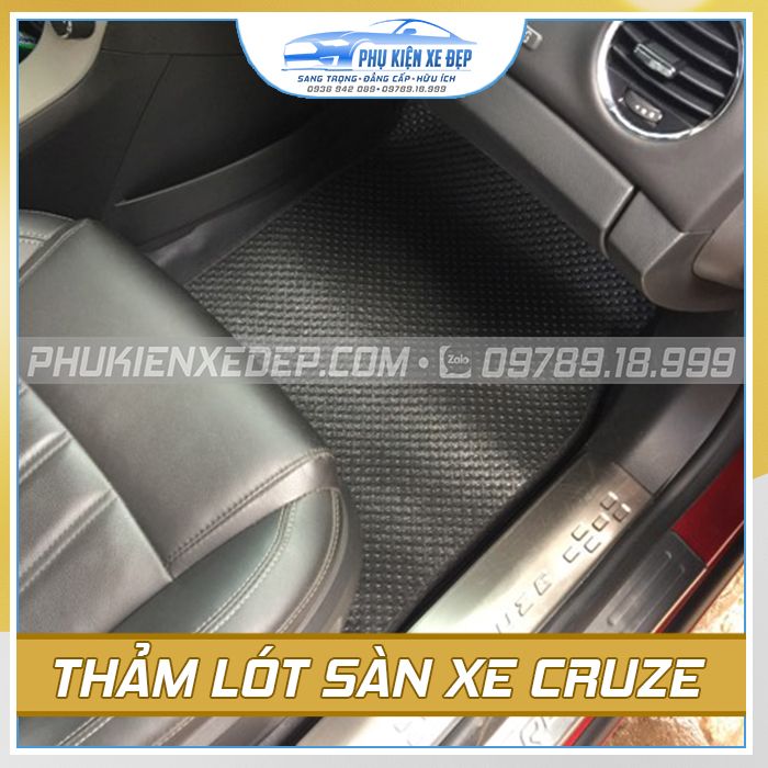 Thảm lót sàn ô tô Kata Chevrolet Cruze - góc nhìn 3