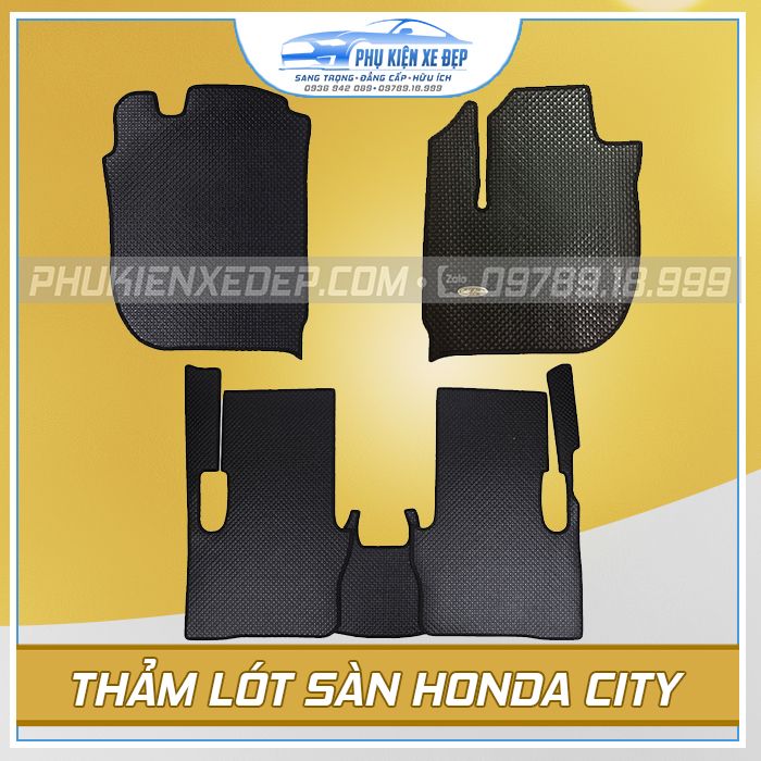 Thảm lót sàn ô tô Kata Honda City - hình ảnh sản phẩm