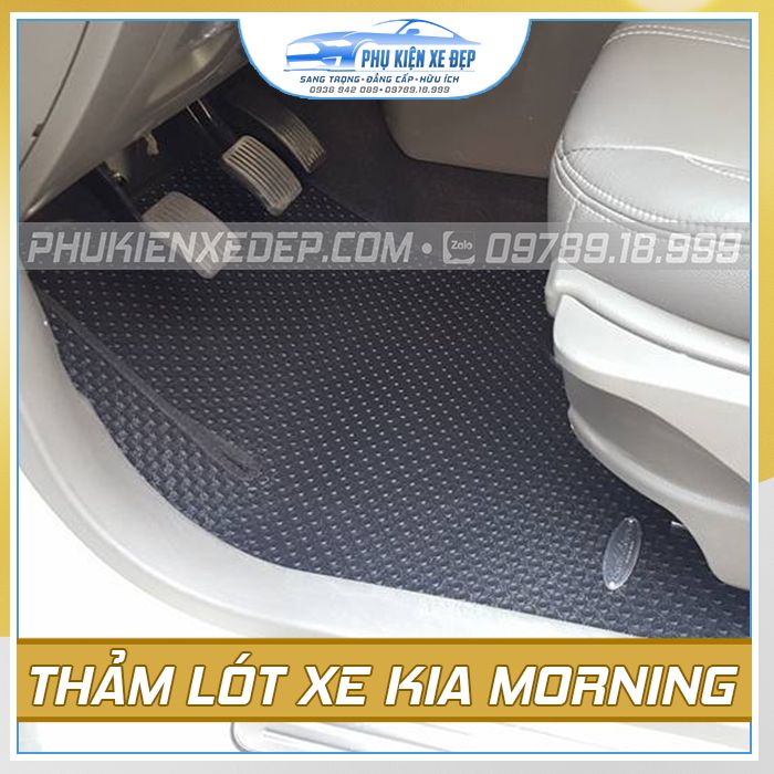 Thảm lót sàn ô tô Kata KIA Morning - góc nhìn 3