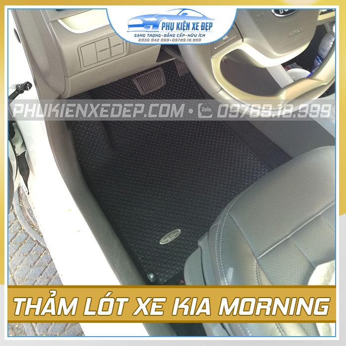 Thảm lót sàn ô tô Kata KIA Morning - góc nhìn 4