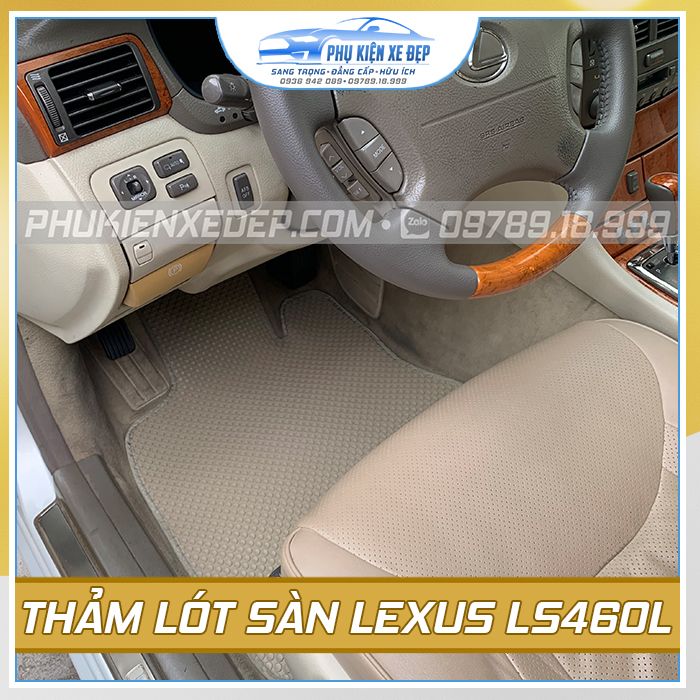 Thảm lót sàn ô tô Kata Lexus LS460L - góc nhìn 2