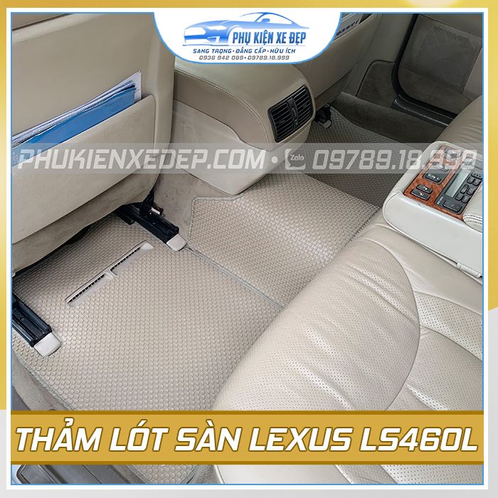Thảm lót sàn ô tô Kata Lexus LS460L - góc nhìn 3