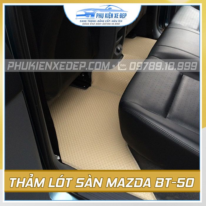 Thảm lót sàn ô tô Kata Mazda BT-50 - góc nhìn 2