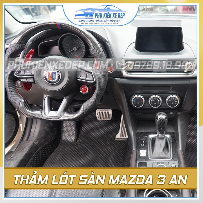 Thảm lót sàn ô tô Kata Mazda3 - góc nhìn 2