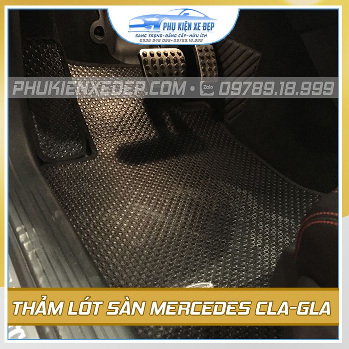 Thảm lót sàn ô tô Kata Mercedes-Benz CLA-GLA - góc nhìn 4