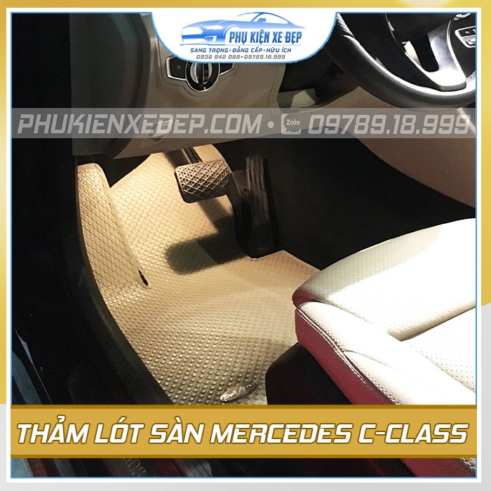 Thảm lót sàn ô tô Kata Mercedes-Benz C-Class - góc nhìn 3