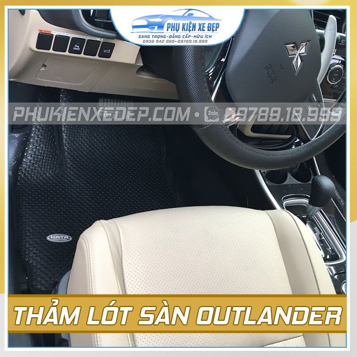 Thảm lót sàn ô tô Kata Mitsubishi Outlander - góc nhìn 4