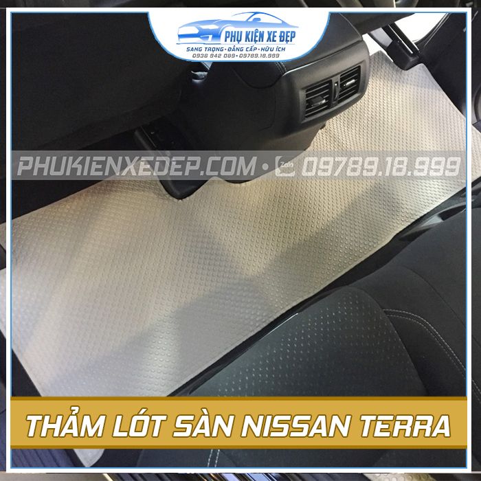 Bộ thảm lót sàn ô tô Nissan Terra cao su Thái Lan Mới Nhất - góc nhìn 4