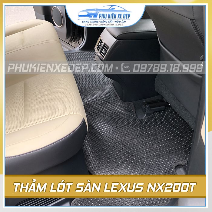 Thảm lót sàn ô tô Kata Lexus NX200T - góc nhìn 3