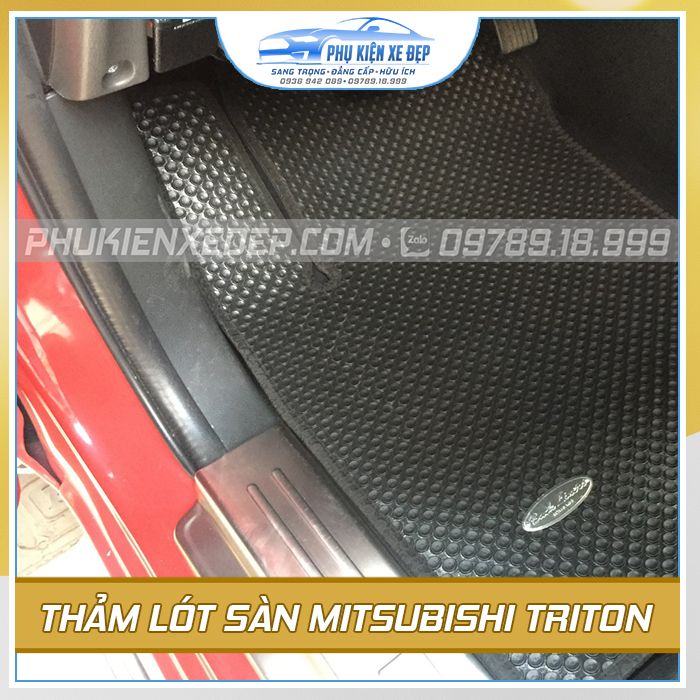 Thảm lót sàn ô tô Kata Mitsubishi Triton - góc nhìn 3