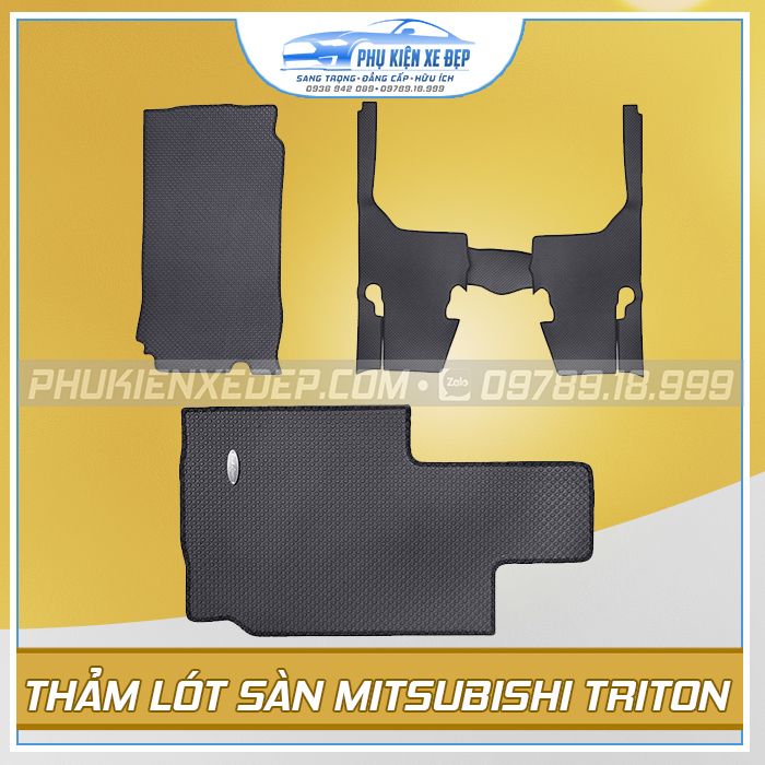 Thảm lót sàn ô tô Kata Mitsubishi Triton - góc nhìn 5