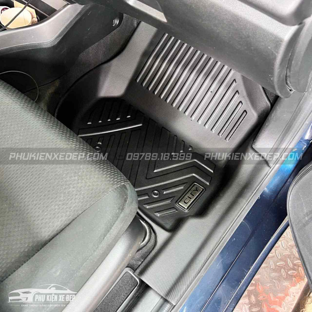 Thảm Lót Sàn Ô Tô Kardo Honda City - Đồ chơi xe hơi, phụ kiện ô tô, trang trí xe hơi - góc nhìn 3