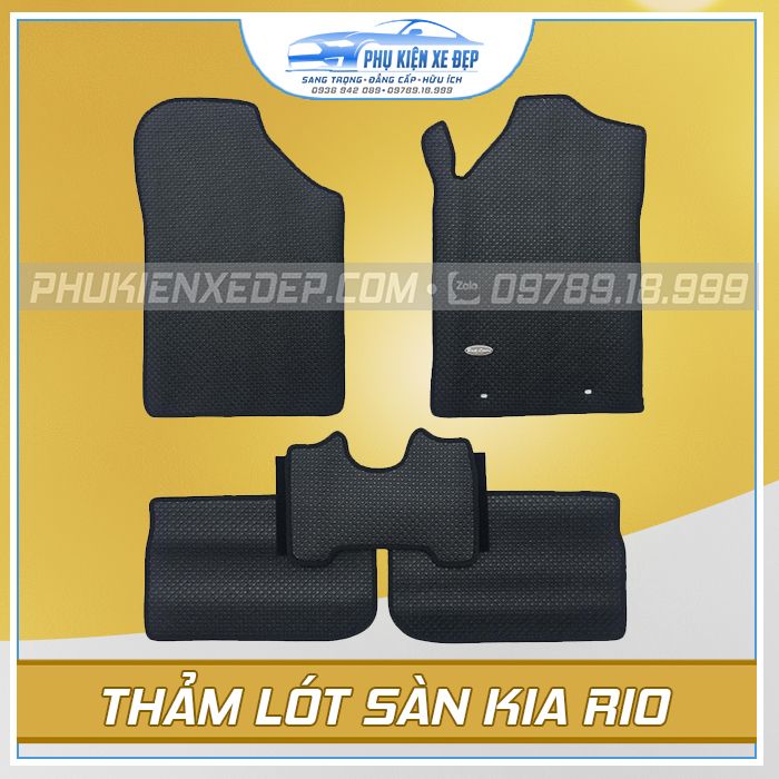 Thảm lót sàn ô tô Kata KIA Rio - góc nhìn 5