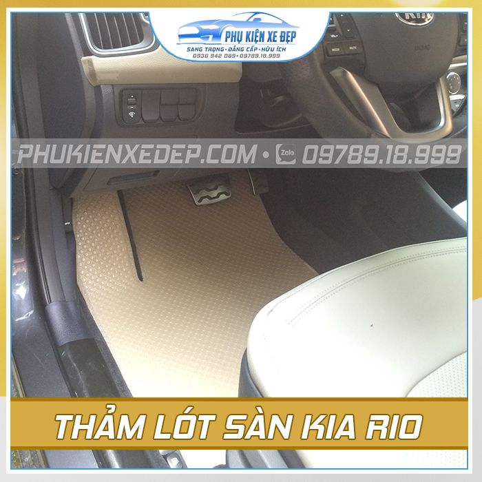 Thảm lót sàn ô tô Kata KIA Rio - góc nhìn 2