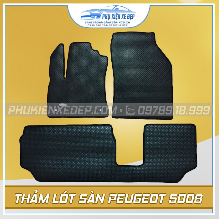 Thảm lót sàn ô tô Kata Peugeot 5008 - góc nhìn 5