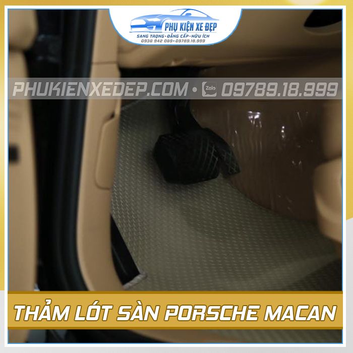 Thảm lót sàn ô tô Kata Porsche Macan - góc nhìn 3