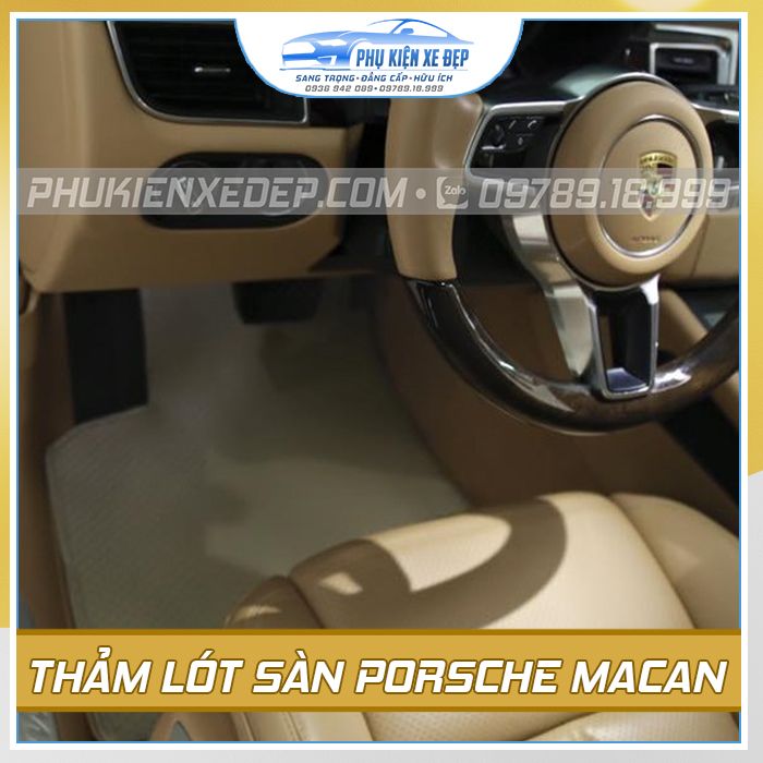 Thảm lót sàn ô tô Kata Porsche Macan - góc nhìn 4