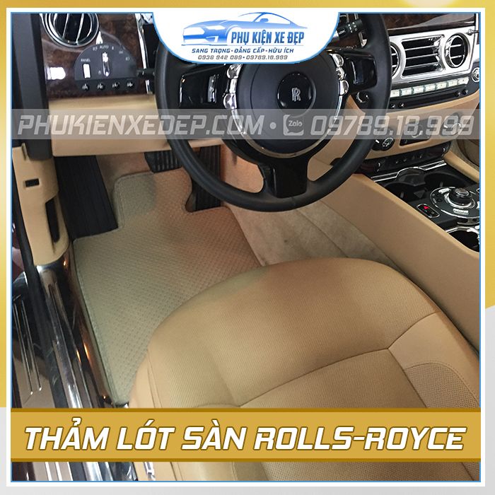 Thảm lót sàn ô tô Kata Thái Lan Rolls Royce chính hãng - góc nhìn 3