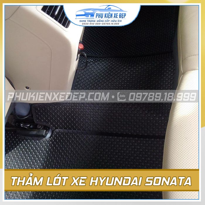 Thảm lót sàn ô tô Kata Hyundai Sonata - góc nhìn 3