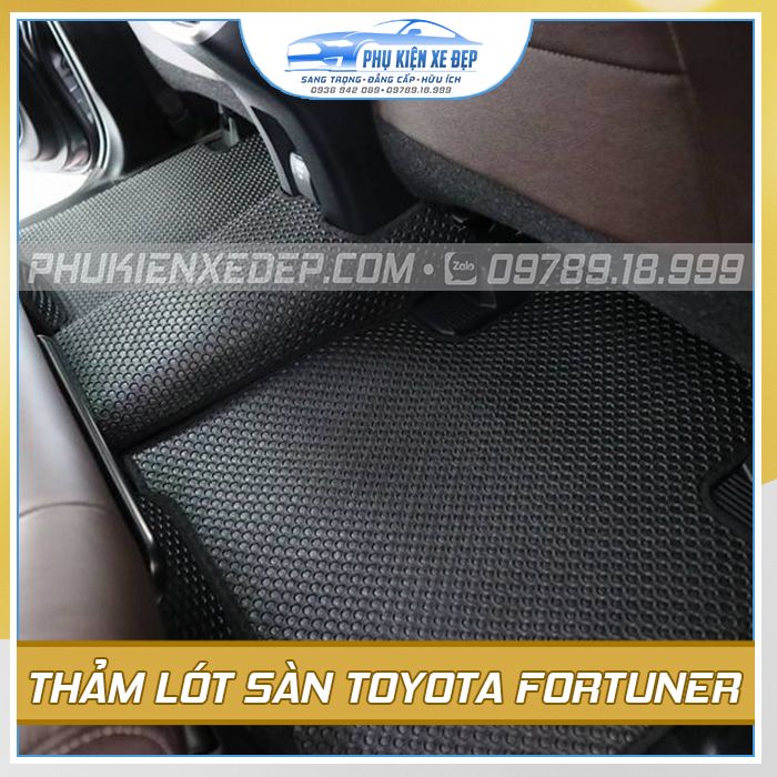 Thảm lót sàn ô tô Kata Toyota Fortuner - góc nhìn 3