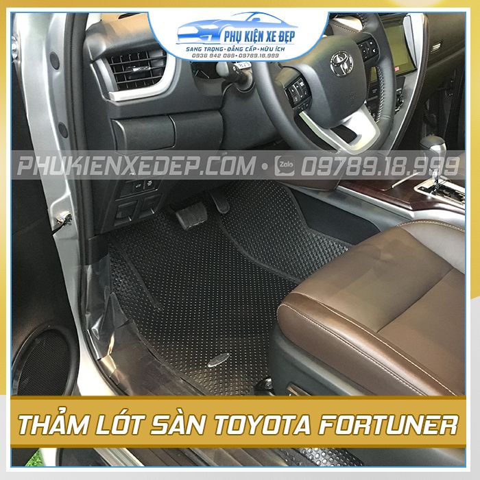Thảm lót sàn ô tô Kata Toyota Fortuner - góc nhìn 5