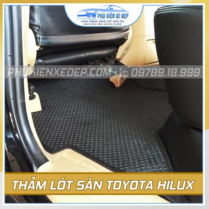 Thảm lót sàn ô tô Kata Toyota Hilux - góc nhìn 4