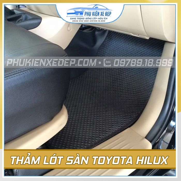 Thảm lót sàn ô tô Kata Toyota Hilux - hình ảnh sản phẩm