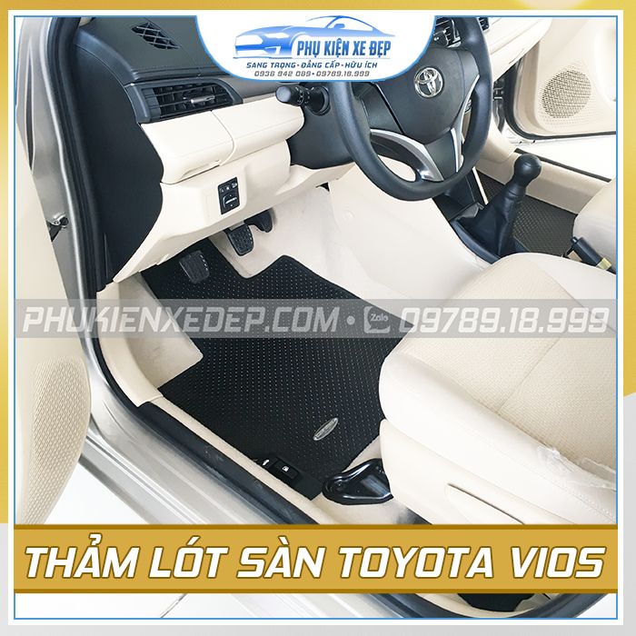 Thảm lót sàn ô tô Kata Thái Lan Toyota Vios - góc nhìn 4