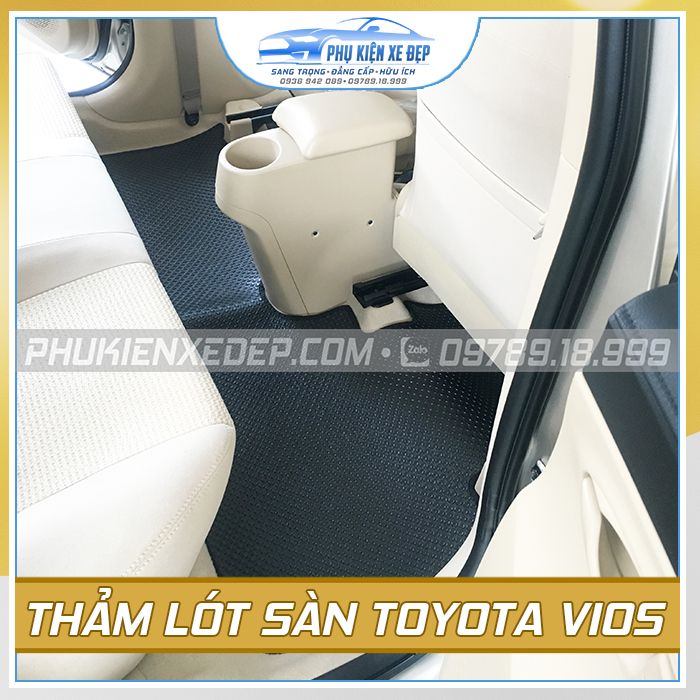 Thảm lót sàn ô tô Kata Thái Lan Toyota Vios - góc nhìn 2