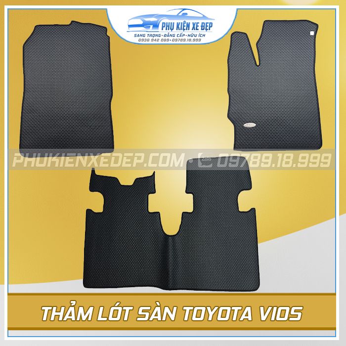 Thảm lót sàn ô tô Kata Thái Lan Toyota Vios - góc nhìn 3