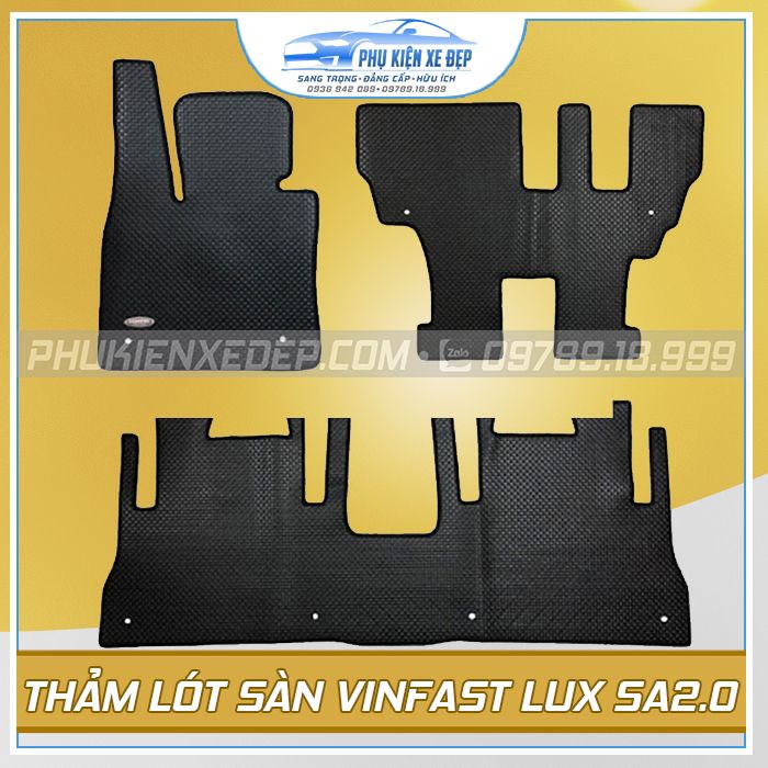 Thảm lót sàn ô tô Kata Vinfast Lux SA 2.0 - góc nhìn 2