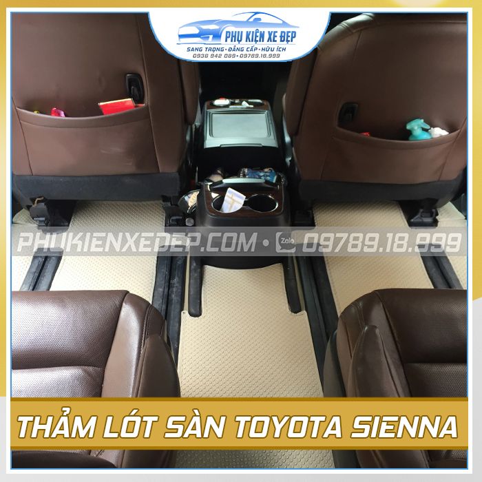 Thảm lót sàn ô tô Kata Thái Lan Toyota Sienna - góc nhìn 2