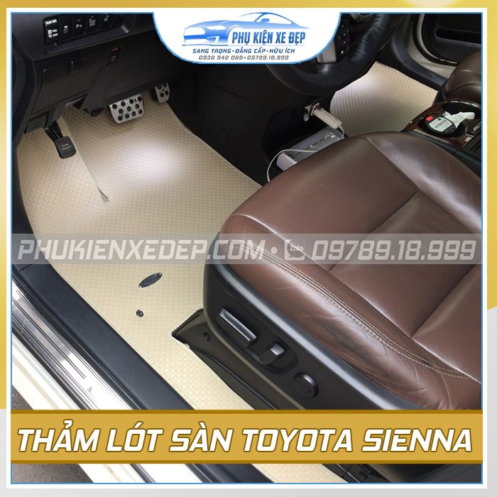 Thảm lót sàn ô tô Kata Thái Lan Toyota Sienna - góc nhìn 4