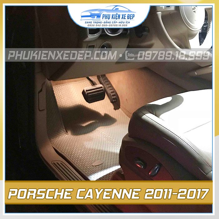 Thảm lót sàn ô tô Kata Porsche Cayenne 2011-2017 - Đồ chơi xe hơi, phụ kiện ô tô, trang trí xe hơi - góc nhìn 5